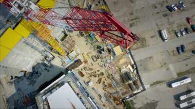 So, unlike most building sites, - Europe From Above