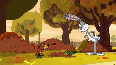 So, he wants to
play footsie, eh? - New Looney Tunes