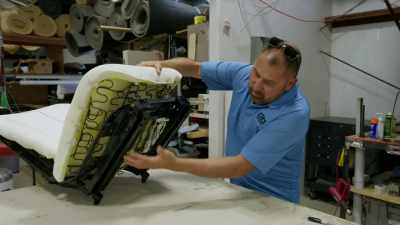 So, we were able to clean up
the seats, - Shorty's Dream Shop