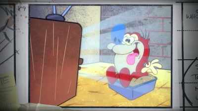 So, we were doing first episode,
Stimpy's Big Day. - Happy Happy Joy Joy: The Ren & Stimpy Story