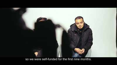 ...so we were self-funded
for the first nine months. - City of Ghosts