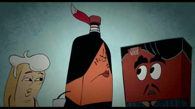 So we, the nonperishables, created a story. - Sausage Party