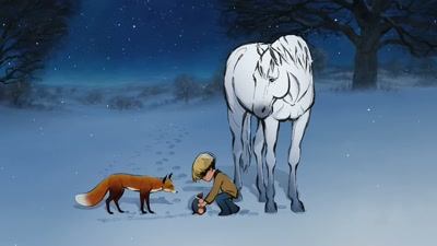 So we'd say, "Oh, the mole looks
big in this, - The Boy, the Mole, the Fox and the Horse