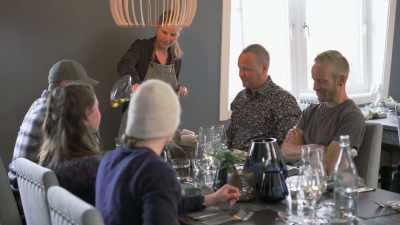 So, we're doing the
final plating of the - Restaurants at the End of the World