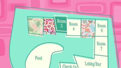 So we're going full Jetsons,
'60s imagining the future. - Trixie Motel