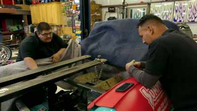 So we're gonna
have the mounted
radiator on that side - Shorty's Dream Shop