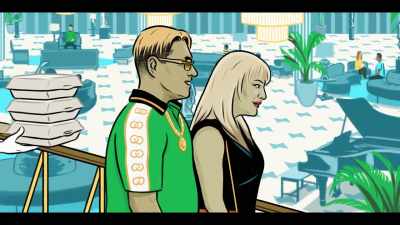 So as we're leaving,
he says to me, - Generation Hustle