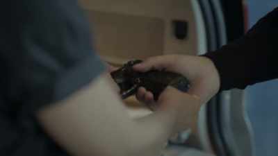 So, we've got a, a
.9mm, a .22 caliber, - Trafficked with Mariana van Zeller