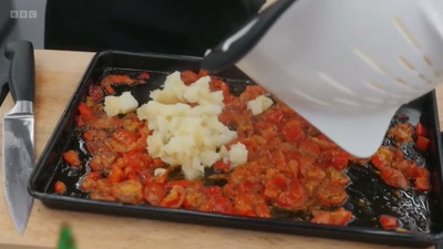 So we've got this patatas bravas, - Young Masterchef