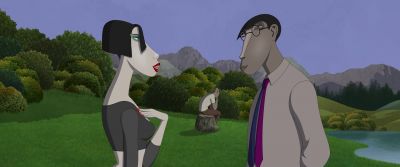 So, what about me, doc? Ventriloquism? - Ruben Brandt: A Gyűjtő