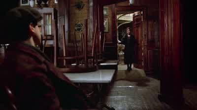 What are you doingGive me a drink We're closedNice people don't drink on Pesach They go to the synagogueSo what are you doing hereSomebody's gotta keep an eye on the placeThere are a lot of little thieves out there One of them could get into your - Once Upon a Time in America