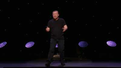 "So what you do
is come into the facility." - Ricky Gervais: SuperNature