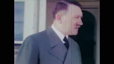 So what he does is a mixture - The Hitler Home Movies