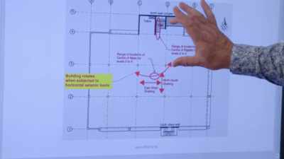 So, what that does is really
increases the displacements
around this corner. - Engineering Catastrophes