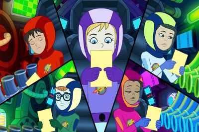 So, what we need to do is set up
a two-way communication system - The Magic School Bus Rides Again