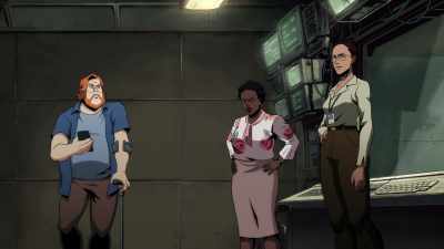 - So, what now?
- [door opens, closes] - Creature Commandos