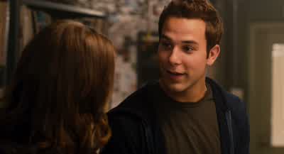 So what's your dealYou one of those girls who's all dark and mysteriousthen she takes off her glasses and that amazingly scary ear spikeand you realize that you know she was beautiful the whole timeI don't wear glasses Then you're halfway there - Pitch Perfect