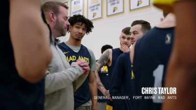 So when we do, we gotta come
together as a group… - Destination NBA: A G League Odyssey