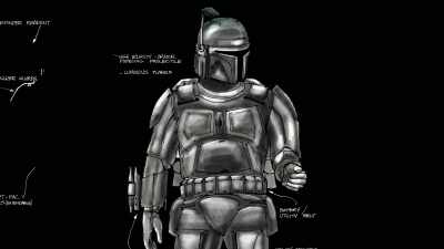 so that when I put
the subsequent layers of paint on, - Under the Helmet: The Legacy of Boba Fett