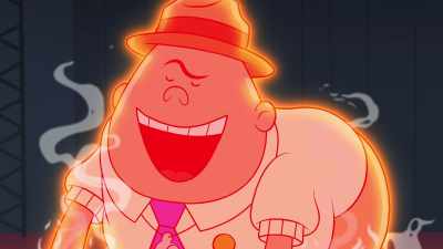 So...  whichever camp
brings back Vert's flag wins. - The Epic Tales of Captain Underpants