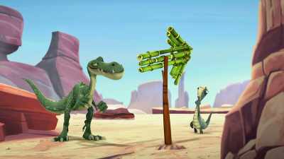 So while
they're getting lost, - Gigantosaurus