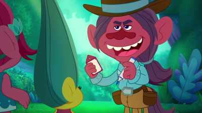 ‐ So, to who should I make this
out? Oh, sorry. My mistake. - Trolls: TrollsTopia