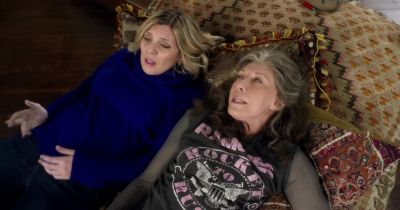 So why are you hanging out here
on a Saturday night? - Grace and Frankie