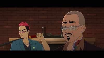 So why don't you put down
the katana - Marvel's Hit-Monkey