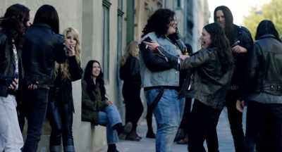       So with a little help     
    from my friendly father,     - Lords of Chaos