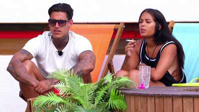 So, she would jump ship,
basically. - Love Island