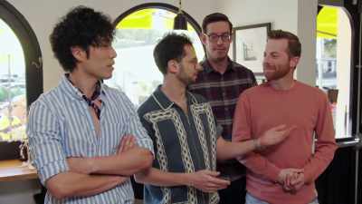 So, someone would say,
"Merci" and I'd go, - No Recipe Road Trip With the Try Guys