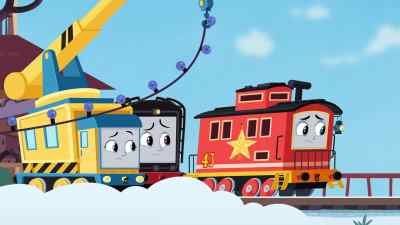 So, as you can
see, Mr. and Mrs. Young-- - Thomas & Friends: The Christmas Letter Express