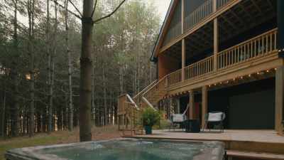 So if you go down
to the lower level, - The Cabin Chronicles