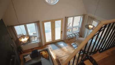 So as you round the
conversation pit, - The Cabin Chronicles