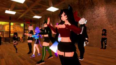 So if you take
my belly-dance class, - We Met in Virtual Reality