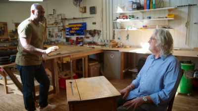 So, you had to push the chair.
Push it back or forward. - James May and the Dull Men