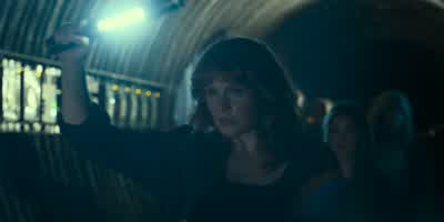 ♪ ♪ - So you worked in the raptor pen, huh? - Jurassic World: Dominion