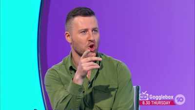So you...you are basically,
between you and Jonathan, - Would I Lie to You?