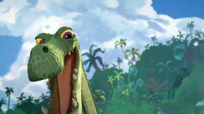 So you'd better be strong,
fast and agile. - Gigantosaurus