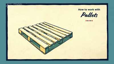 So if you'd like to make
something out of pallets, - Escape to the Chateau: Make Do & Mend
