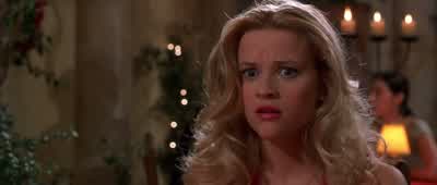So you're breaking up with me because I'm too blondeNo That's not entirely trueThen what My boobs are too big - Legally Blonde