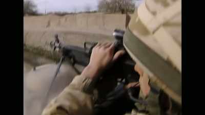 So, you're, you know,
a gunner on a truck, - Leavenworth