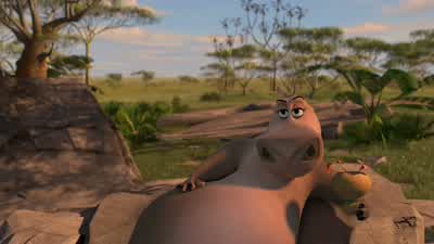 Goodness girl you hugeWho's your friend Or is that your buttYou as quick as you are heftySo you're Moto MotoThe name's so nice you say it twiceI kind of like it fatsoI'll see you around girl It won't be hard because you so plumpy - Madagascar: Escape 2 Africa
