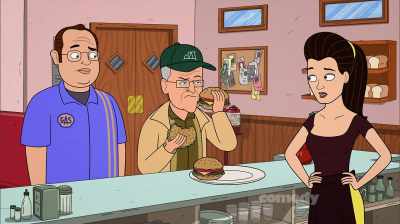 So you're spite-eating Carlene - Corner Gas Animated