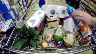 So you've got a Waitrose bag, Sainsbury's, - Back in Time for Dinner