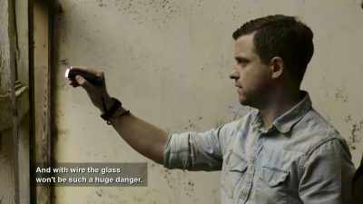 So you've got
reinforced glass, - Secret Nazi Ruins