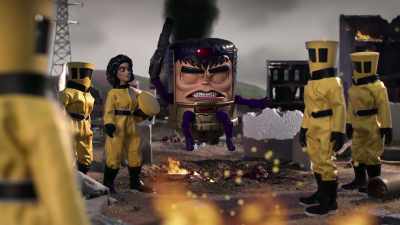 -Soak it in, my babies!
-[agents cheering] - Marvel's M.O.D.O.K.