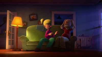 - [sobbing]
I'm so afraid. - Big Nate