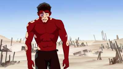 [sobbing, laughing] - Invincible