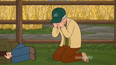 [sobbing] No! - Corner Gas Animated